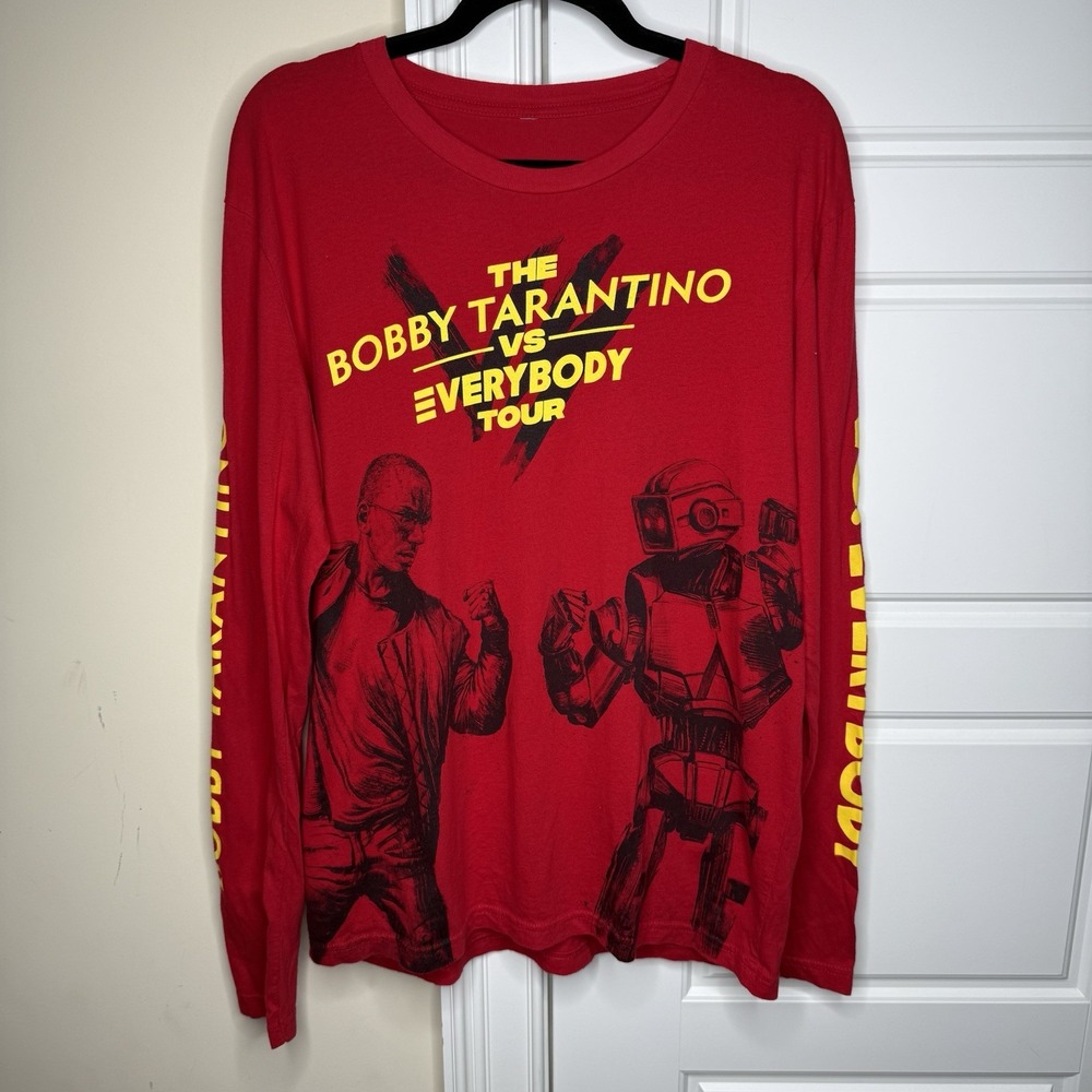 Logic Tour Shirt Bobby Tarantino Vs. Everybody 2018 Tee Long Sleeve Adult Large